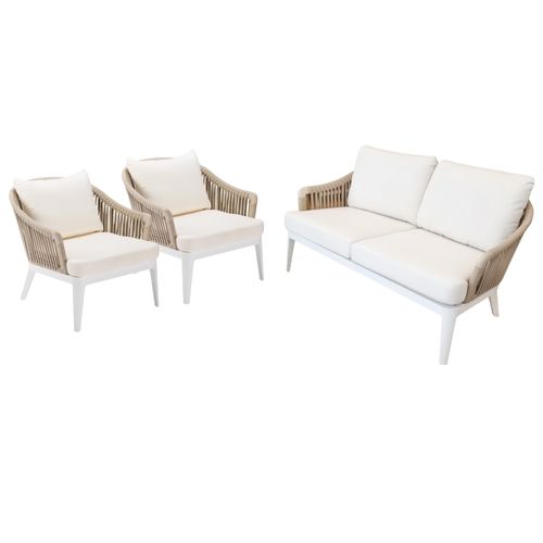 3-piece Broulee Outdoor Lounge Set