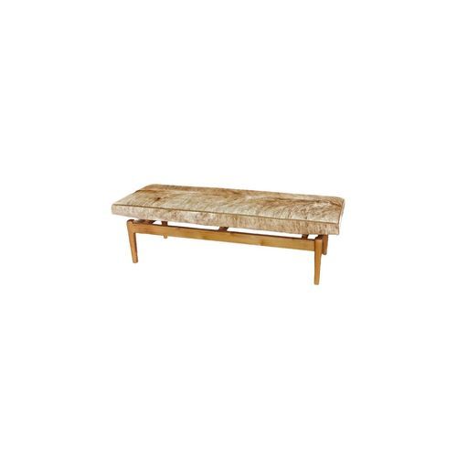 Cowhide Bench