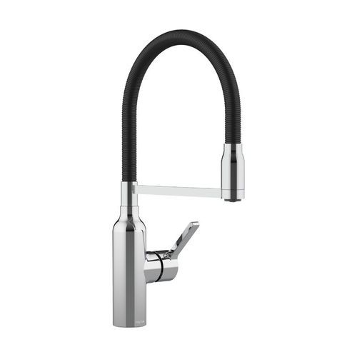 Bex All Pressure Pull Down Sink Mixer Chrome / Black