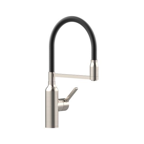 Bex All Pressure Pull Down Sink Mixer Nickel / Black