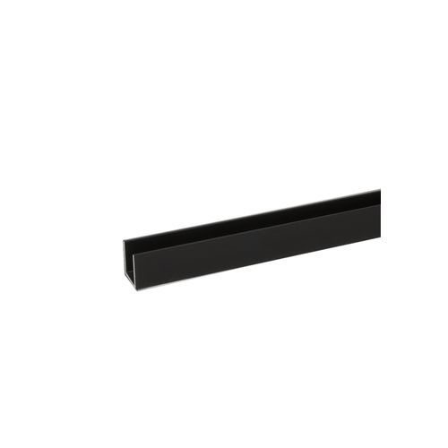 Buddy 18 x 18mm Shower Glass Channel Matt Black