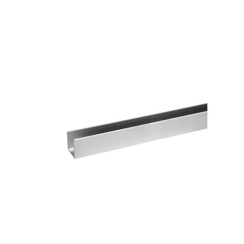 Buddy 18 x 18mm Shower Glass Channel Matt White