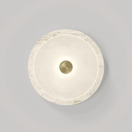Coral Travertine Wall Light