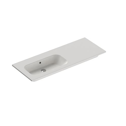 Casello 1200 Left Basin Vanity Top Matt White