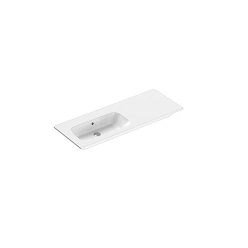 Casello 1200 Left Basin Vanity Top Gloss White
