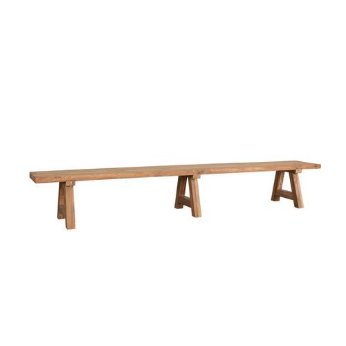 Stalwart Teak A Frame Dining Bench Seat 250cm