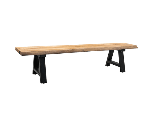 Robusta Teak Live Edge Bench Seat 200cm