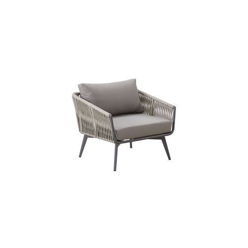 Kereru Aluminium and Rope Outdoor Armchair