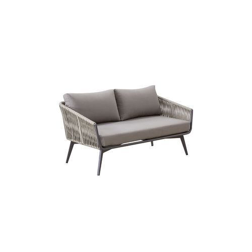 Kereru Aluminium and Rope Outdoor Loveseat