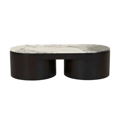 Pluto Oval Marble Coffee Table