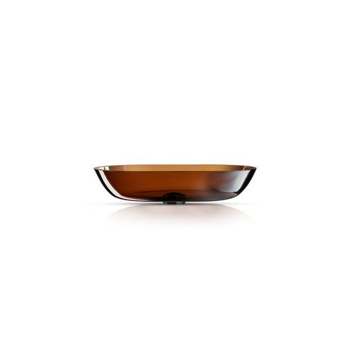 Cortina 570 Oval Vessel Basin Ambra Translucent