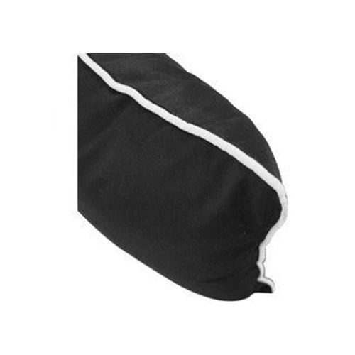 Black Basic Outdoor Cushion with piping 50x50cm