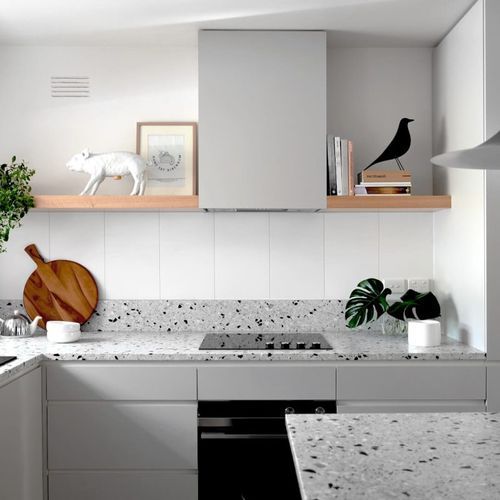 Carrara Nero | Terrazzo Tile