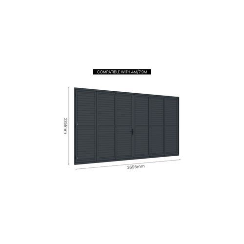 Bifold Shutter Wall For Caribbean Freestanding Pergola