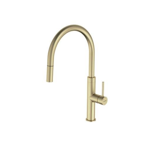 Caroma Liano II Pull Out Sink Mixer - Brushed Brass