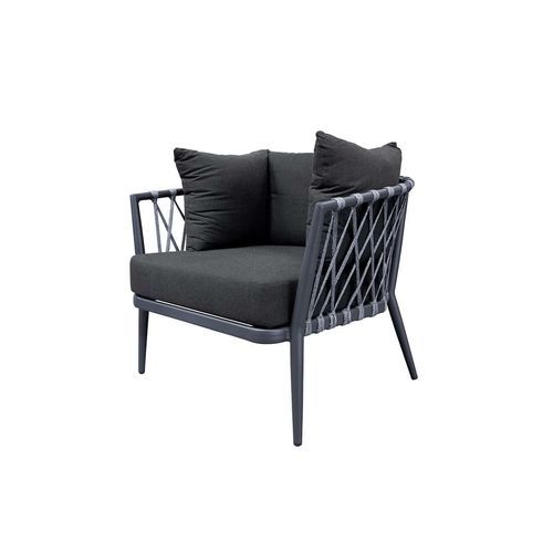 Caspian Outdoor Club Chair - Charcoal