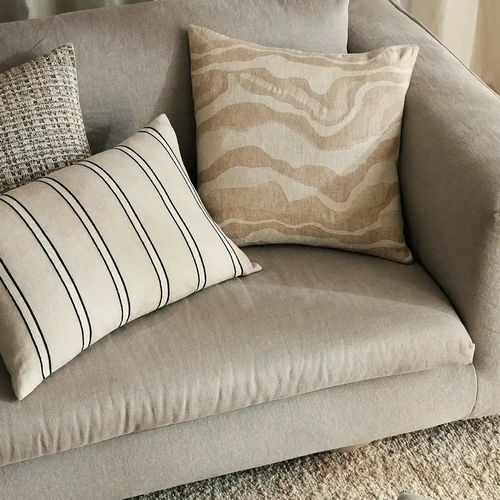 Weave Home Clunes Cushion - Linen | 50 x 50cm