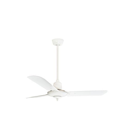 Colonial Matt White AC Motor Fan