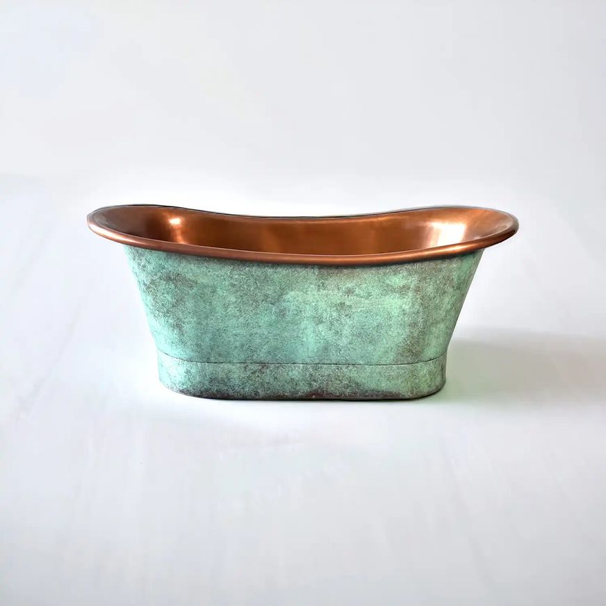 Antique “Vert de Gris” – Copper Bath
