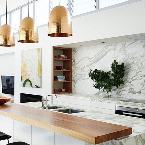 Niente Brass Pendant