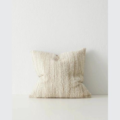 Weave Home Gigi Cushion - Natural | Wool Blend Boucle