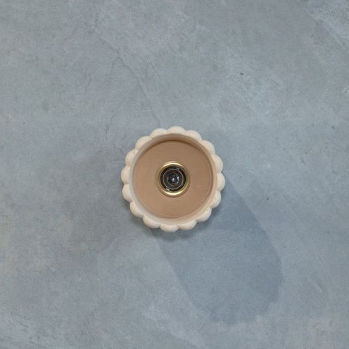 Small Fluted Wall Light with Batten Holder