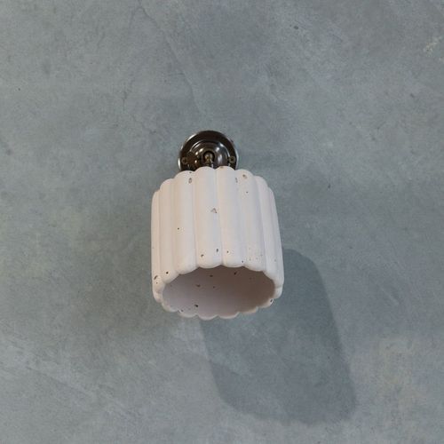 Small Fluted Wall Light with Knuckle