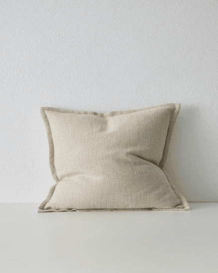 Weave Home Figlio Cushion -  Oyster | 50 x 50cm