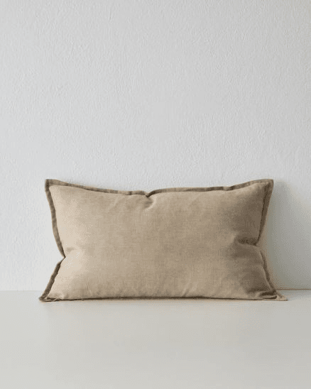 Weave Home Fiore Cushion - Ecru | Square and Lumbar