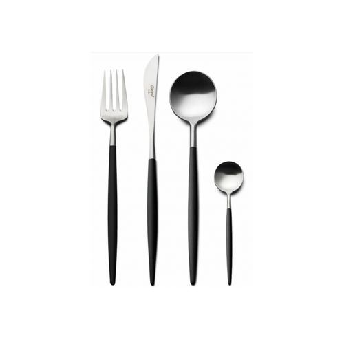 Goa Black & Matt Stainless 24 Piece Set
