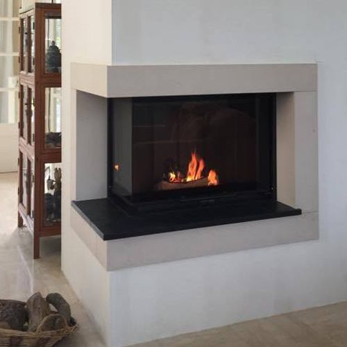 Cheminee Chazelles D1000VAG Designer Wood Fireplace