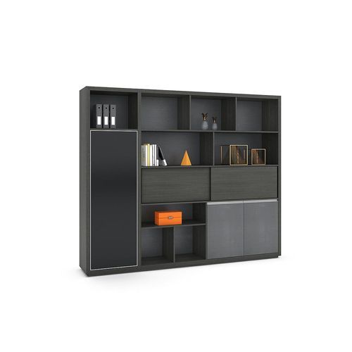 MATEES Display Unit 2.4M - Grey/ Brown