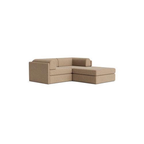 Addy 3 Seater Chaise Sofa - Copenhagen Espresso