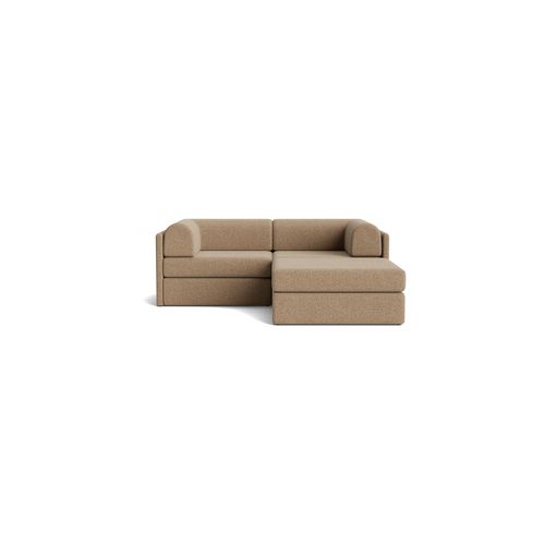 Addy 3 Seater Chaise Sofa - Copenhagen Espresso