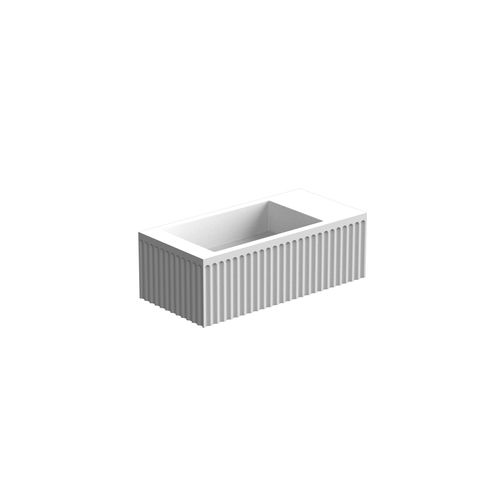 Doric 600 Left Wall Basin