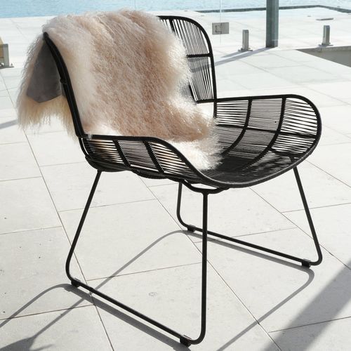 Tibetan Lambskin Rug - Cream