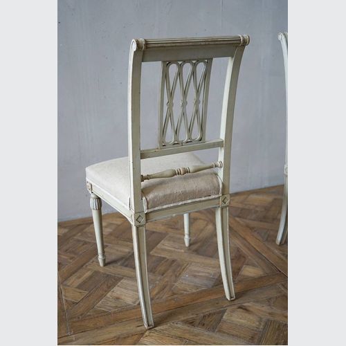 French Directoire Painted Chairs (Pair)