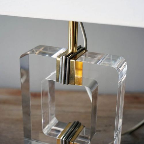 Mid-Century Lucite Lamp
