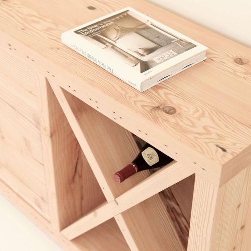 Raw Oregon Side Table