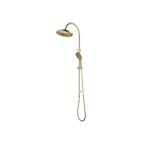 Mica Fluted Gooseneck Shower Rail