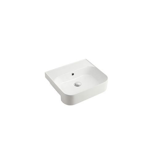 Dublin Semi-Recessed Basin With No Tap Hole