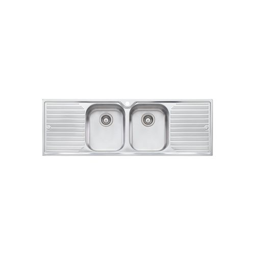 Diaz Double Bowl Sink With Double Drainer