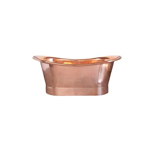 The Copper Bath Tub - Kahali Copper Double Slipper Smooth 1700mm - CB5021-D67