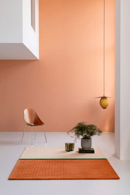 Decor Designer Floor Rug - Rhythm Tangerine | Brink & Campman
