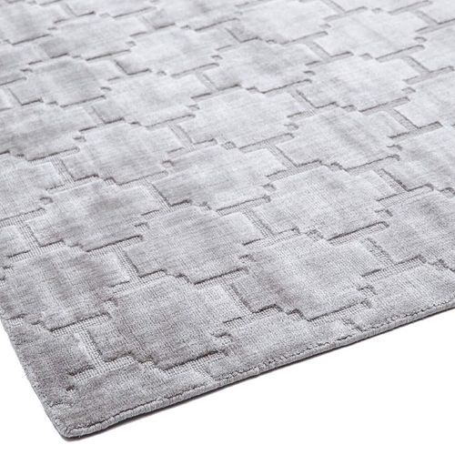 Tribe Home Sanctuary Rug - Grey | 100% Pure Silk