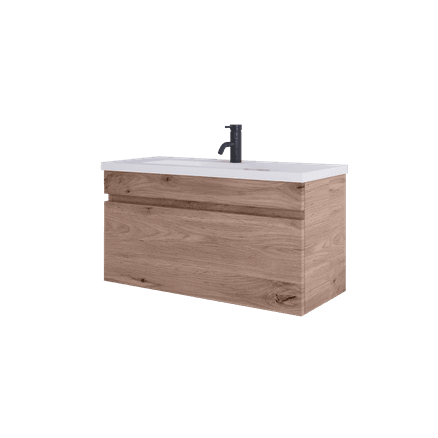 Code Lux 900 Slim Single Drawer Vanity Range - 5 Colours