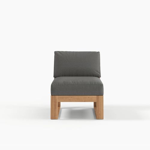 Milford Lounge Single Chair Armless | Outdoor Furniture