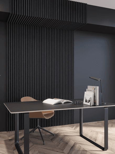 Slat Acoustic Panelling | Black Oak