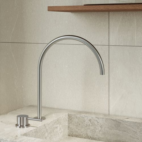 Elysian Bench-Mounted Mixer | Brushed Nickel