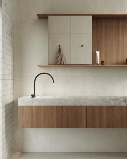 Elysian Bench-Mounted Mixer | Matte Black
